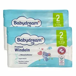 Підгузки Babydream Premium 2 (3-6 кг), 72 шт