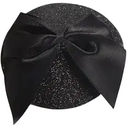 Пестіс Bijoux Indiscrets Burlesque pasties Glitter and Bow Один размер - мініатюра 2