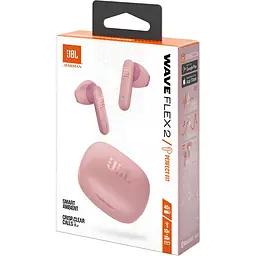 Навушники JBL TWS Wave Flex 2 Pink (JBLWFLEX2PIK) - мініатюра 10