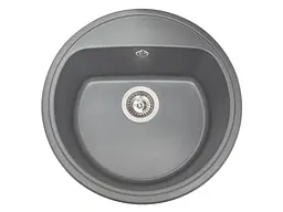 Кухонна мийка Miraggio MALIBU gray (0000027) Граніт, Врізна, Сірий