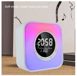 Портативная колонка, часы, будильник Kisonli Q6A Bluetooth 3600mAh 5Вт - мініатюра 5