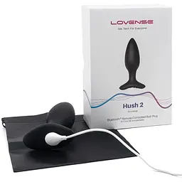 Анальна смарт-вібропробка Lovense Hush 2 S - мініатюра 3