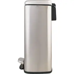 Відро для сміття MBM My Home з кришкою та педаллю 5 л сірий (BIN-15 5L SS) - мініатюра 5