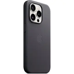 Чохол Apple FineWoven Case with MagSafe для iPhone 15 Pro Black (MT4H3ZM/A) [92955] - мініатюра 2