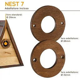 Будиночок-гніздо для диких птахів Ferplast NEST 2 - мініатюра 3