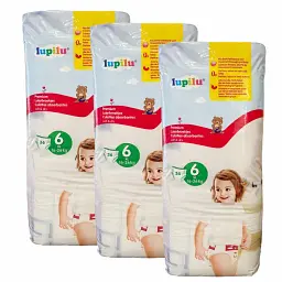 Преміум підгузки - трусики Lupilu soft & dry 6 (16-26 кг) 108 шт