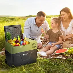 Холодильник туристичний компресорний Mountain Goat XTREME 39.3 л електричний, переносний Black/Olive (P-5905973404921) - мініатюра 8