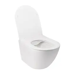Набір Qtap інсталяція 3 в 1 Nest QT0133M425 з панеллю змиву лінійною QT0111M08V1384W + унітаз з сидінням Jay QT07335176W, Білий - мініатюра 4
