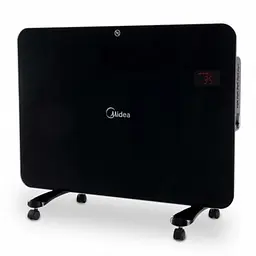 Конвектор Midea NDK15-15MR чорний, 1500W, настінний/підлоговий, закритий тип тену, площа обігріву 20 м²