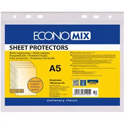 Файл Economix А5 40 мкм глянсових, 100 штук (E31105)