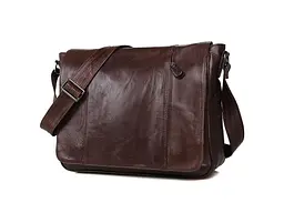 Чоловіча шкіряна сумка Vintage 34,5х26,5х11,5 см sum0012417 - мініатюра 1