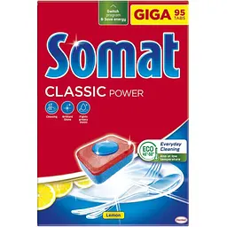 Таблетки для посудомоечной машины Somat Classic 95 шт.