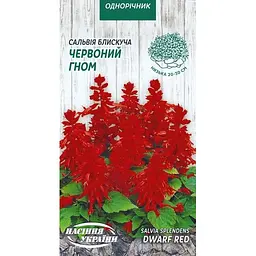 Насіння Сальвія блискуча Насіння України 0.2 г червона (801200)
