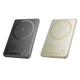 Зовнішній акумулятор HOCO Q26 Joy PD20W magnetic fast charging power bank(5000mAh) metal gray (6942007624039) - мініатюра 5