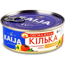 Уцінка. Кілька Kaija обсмажена в томатному соусі з паприкою 240 г (879560)