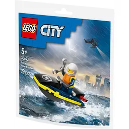 Конструктор LEGO City Поліцейський катер 29 деталей  (30693) - мініатюра 3