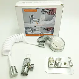 Душова система на умивальник душ із перемикачем на змішувач UKC Modified Faucet With external Shower - мініатюра 7