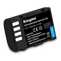 Акумулятор для Panasonic DMW-BLF19E (KingMa) 1960 mAh