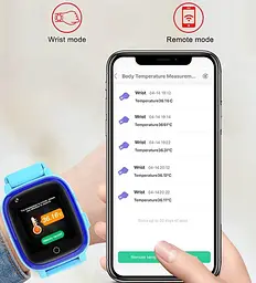 Дитячий смарт годинник Lemfo T5 Pro з GPS трекером, 4G відеодзвінками, пульсометром, термометром, датчиком зняття з руки, кнопкою SOS та SIM картою Фіолетовий - мініатюра 7