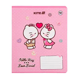 Зошит Kite Hello Kitty, 12 аркушів, клітинка (HK25-232-2), в асортименті - мініатюра 7