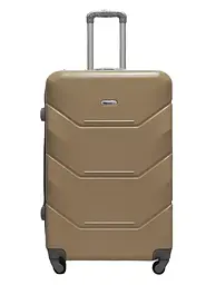 Валіза велика L ABS-пластик Milano bag 147M 76×51×31см 115л Золотий