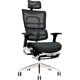 Офісне крісло GT Racer X-802L Black (W-21) [132224] - мініатюра 2