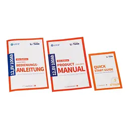 Акумуляторна батарея літій-залізо-фосфатна 12.8В 100А*год LiFePO4 LiTime Slim 12V100-100-SLIM-LTCP-4-SE100 ультратонка (44-00531) - мініатюра 10