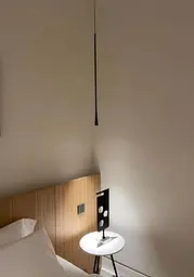 Світильник підвісний KLOODI DECO PE-SURMA800 7W 3K BK - мініатюра 3