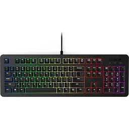Клавіатура Lenovo Legion K310 RGB, чорний, USB, мембранна, 104 клавіші, RGB підсвічування, 1.8 м (GY41N91855)