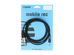 Мікрофонний кабель XLR Female — 3.5 мм Mini Jack KLOTZ AU-MFK0300 3m