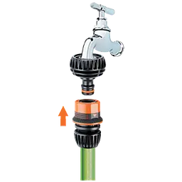 Адаптер для конектора для поливального шлангу Claber Ergogrip 3/4"-1"В - мініатюра 3