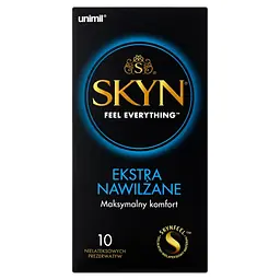 Презервативи Unimil Skyn Ekstra Nawilzane безлатексні 10 шт. - мініатюра 3