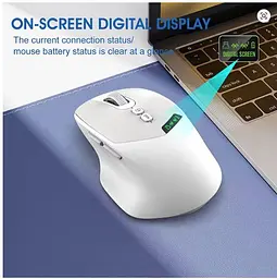 Миша бездротова 2 режимна Apayado T02 Pro Dual Mode Wireless Mouse сіра - мініатюра 8