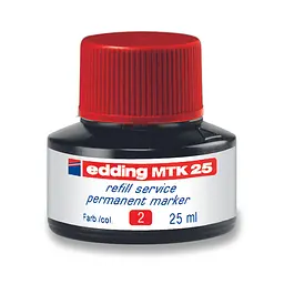 Чорнило для заправки Edding Permanent e-MTK25 червоне (e-MTK25/02)