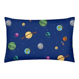 Дитяча постільна білизна в ліжечко SPACE CS9, синій (SpaceSolarSystemBlue_Wave110x160_140) - мініатюра 3