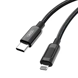 Кабель XO NB-Q203A Digital display data Lightning cable 20W Black