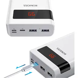 Зовнішній акумулятор Romoss Sense 8PS Pro 30000mAh 30W White [PHP30-892-1133H] [120781] - мініатюра 2