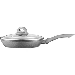 Сковорода Ardesto Gemini Gourmet Vasto з кришкою 28 см сіра (AR1928GSL) - мініатюра 2