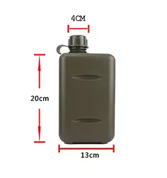 Тактична фляга для води 2 л з чохлом Зелена - мініатюра 9