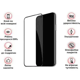 Захисне скло BeCover для Apple iPhone 15 Plus Black (709788) - мініатюра 3