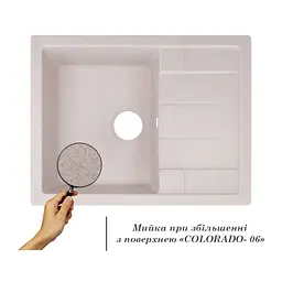 Кухонна мийка Lidz 650x500/200 COL-06 (LIDZCOL06650500200) - мініатюра 3