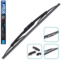 Щітка склоочисника каркасна VITOL EXO 15" (380 мм)