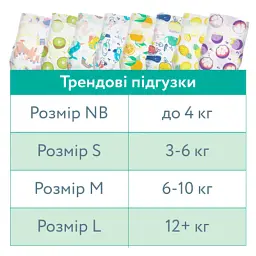 Підгузки Offspring Hairykiwi розмір S 3-6 кг 48 шт (DP-OI-FAT-S48P-HKW) - мініатюра 12