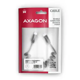 Дата кабель USB-C to USB-C 0.6m 60W black AXAGON (BUCM-CM10TB) - мініатюра 3