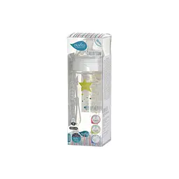 Дитяча пляшечка Nuvita 6051 Mimic Collection антиколікова 4+ 330 мл біла NV6051BIANCO - мініатюра 2