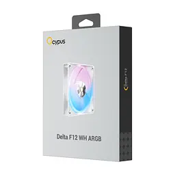 Кулер до корпусу OCYPUS DELTA F12 ARGB білий (DELTA-F12-WH1AM00X-GL) - мініатюра 7