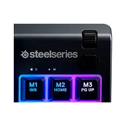 Клавіатура SteelSeries Apex 3 TKL UA USB Black (64831) - мініатюра 2