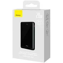 Зовнішній аккумулятор Baseus Magnetic Bracket Wireless магнітний бездротовий 10000mAh 20W PPCX000003 - мініатюра 6