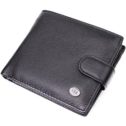 Чоловічий шкіряний портмоне ST Leather 12,2х10,3х2 см acs0028312