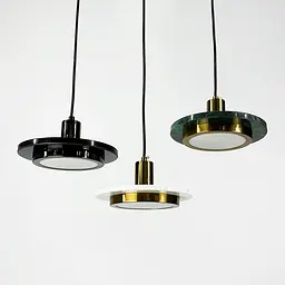 Підвіс Lumina із білим мармуровим плафоном LED в стилі Ар-деко Line.F SC 2/1 WH - мініатюра 7
